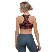 Load image into Gallery viewer, Swirly Sports bra