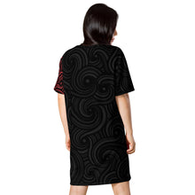 Load image into Gallery viewer, Seriously Dope BSC Swirly T-shirt dress