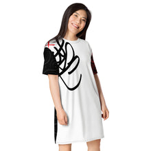 Load image into Gallery viewer, Seriously Dope BSC Swirly T-shirt dress