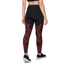 Load image into Gallery viewer, Swirly Sports Leggings