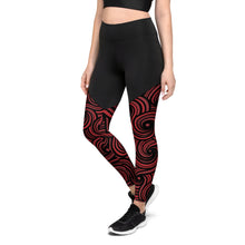 Load image into Gallery viewer, Swirly Sports Leggings