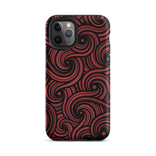 Load image into Gallery viewer, SWIRLY RED - DOPE ASS iPhone case