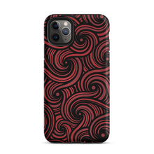 Load image into Gallery viewer, SWIRLY RED - DOPE ASS iPhone case