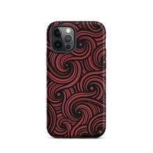 Load image into Gallery viewer, SWIRLY RED - DOPE ASS iPhone case