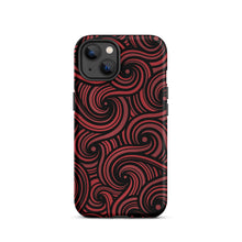 Load image into Gallery viewer, SWIRLY RED - DOPE ASS iPhone case