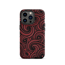 Load image into Gallery viewer, SWIRLY RED - DOPE ASS iPhone case