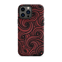 Load image into Gallery viewer, SWIRLY RED - DOPE ASS iPhone case