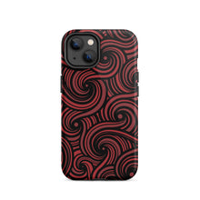 Load image into Gallery viewer, SWIRLY RED - DOPE ASS iPhone case