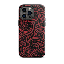 Load image into Gallery viewer, SWIRLY RED - DOPE ASS iPhone case