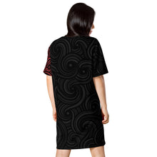 Load image into Gallery viewer, Seriously Dope BSC Swirly T-shirt dress
