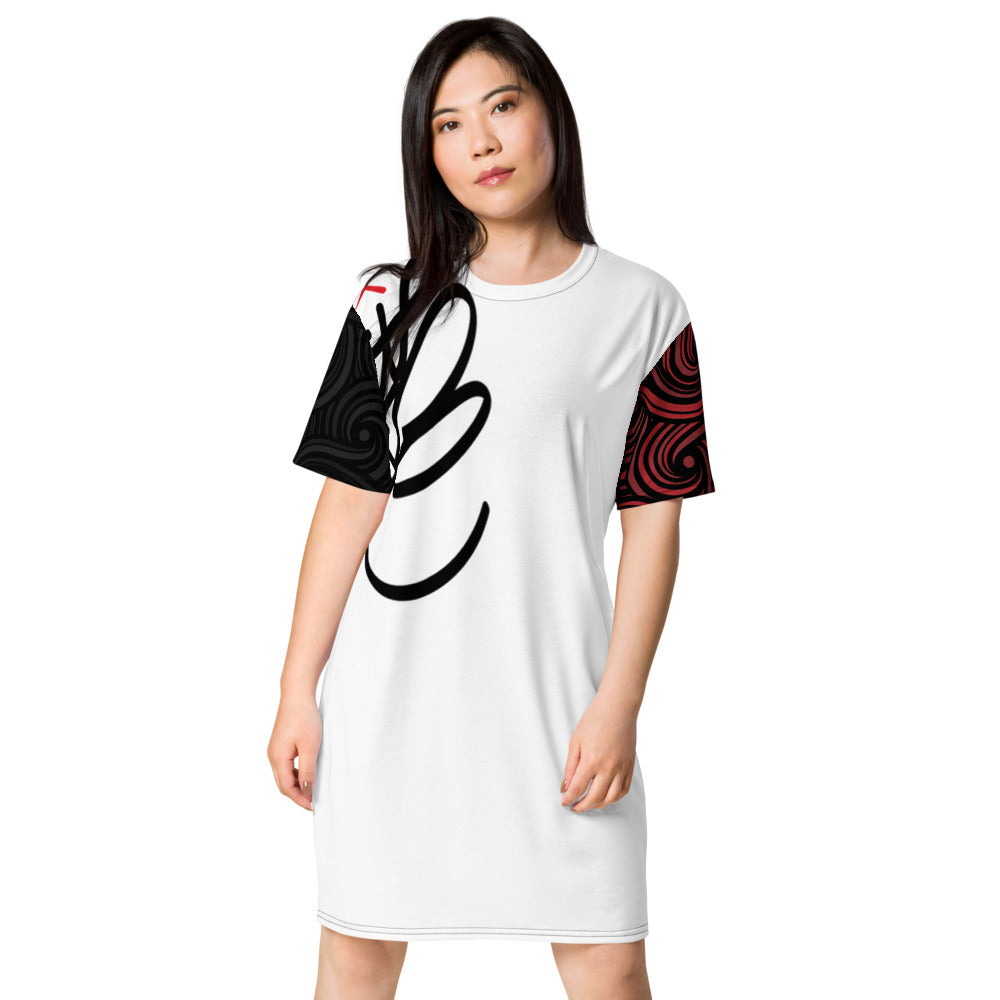 Seriously Dope BSC Swirly T-shirt dress