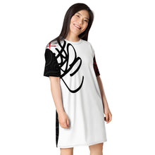 Load image into Gallery viewer, Seriously Dope BSC Swirly T-shirt dress
