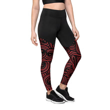 Load image into Gallery viewer, Swirly Sports Leggings
