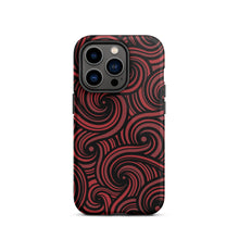 Load image into Gallery viewer, SWIRLY RED - DOPE ASS iPhone case
